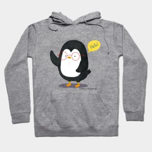 Albert Penguin says Hello Hoodie